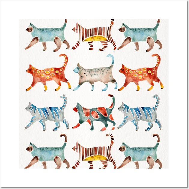 Original Cat Collection Wall Art by CatCoq